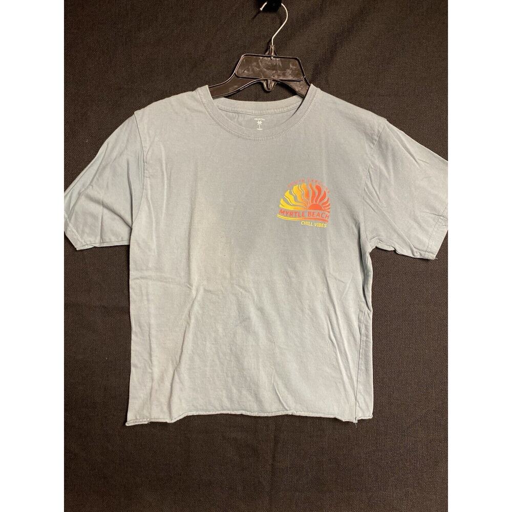 Coastal Swell Myrtle Beach South Carolina Chill Vibes Logo T Shirt Small